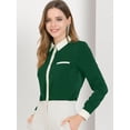 thumbnail image 2 of INSPIRE CHIC Chemise de Travail à Manches Longues pour Femmes à Blocs de Couleur, 2 of 6