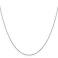 thumbnail image 1 of 1.3mm 14k White Gold Rolo Chain Necklace - 20 Inch, 1 of 3