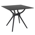 thumbnail image 1 of Compamia Siesta Air Table à Manger Carré de 31 Pouces en Noir, 1 of 8