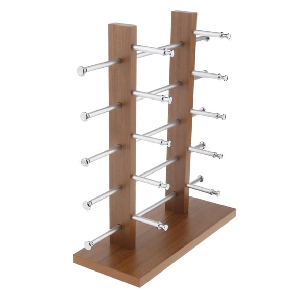 Estante para de Sol Accesorios tacto Multiusos Facil de Madera negra Colcomx Soporte de exhibición de gafas de sol