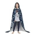 thumbnail image 3 of Honeii Sailing Cruises Nautical Print Poncho Cape, Cloak Coat, Snuggly Hooded Wearable Blanket, Hooded Cape For Teenagers,Halloween Costumes-Medium, 3 of 7