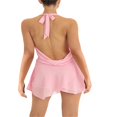 thumbnail image 4 of FOCUSNORM Women Off Shoulder Wrap Chest Bodycon Dress Hollow-Out Strapless Cocktail Dress Party Club Backless Mini Dress, 4 of 5