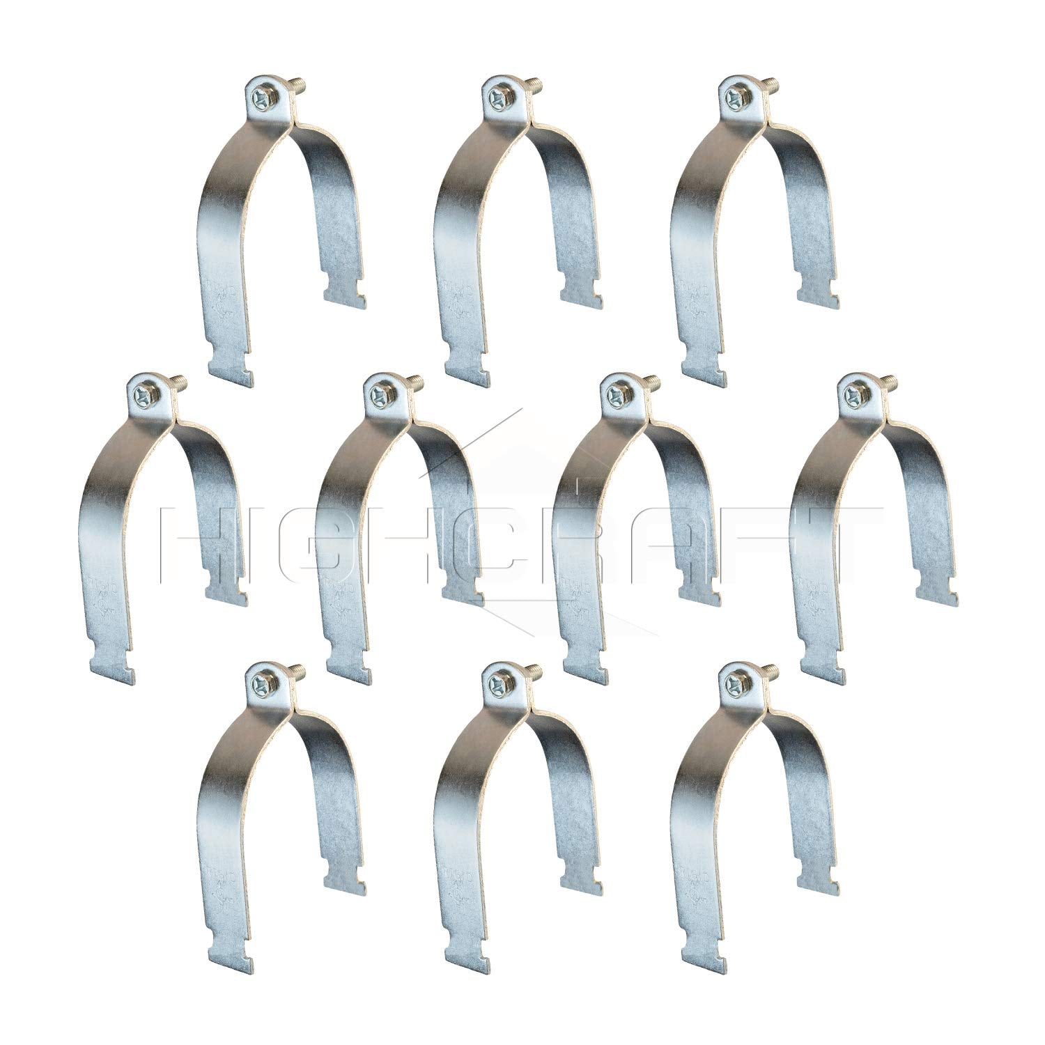 Highcraft 1/2 in. Electro Galvanized Steel Strut Clamp (10Pack)
