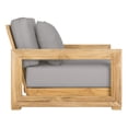 thumbnail image 5 of Safavieh Couture Montford Cushioned Teak Armchair Casing, Grey COVER ONLY, 5 of 10