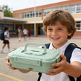 thumbnail image 4 of Dvkptbk plastic container Plastic Lunch Box Simply Divided Lunch Box Outdoor Sealed Portable Fast Food Box Student and Office Worker Bento Box Lunch Box, 4 of 6