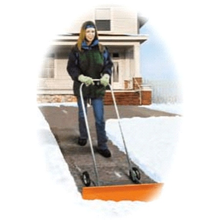 Dakota SnoBlade Snow Removal Push Shovel on (Best Snow Shovel With Wheels)