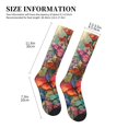 thumbnail image 2 of Compression Socks for Women and Men - Butterflies On Rocky Cliff Compression Socks Circulation for Workout, 2 of 8