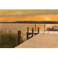 thumbnail image 2 of Romanello, Diane 14x11 White Modern Wood Framed Museum Art Print Titled - Waterways, 2 of 4