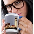 thumbnail image 2 of 3drose, Cape Cod Lighthouse, Massachusetts, Usa - Us22 Wbi0784 - Walter Bibikow, 11oz Two-tone Blue Mug, 2 of 6
