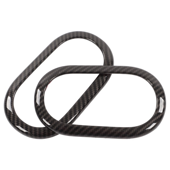 Manija 2 Piezas De Fibra De Carbono Estilo Interior Manija De Puerta Bisel Ajuste Reemplazo Para Smart Fortwo C453 A453 W453 Facelift 2015-2020