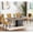 Style1-black & Yellow, variant on 63"-79" Dining Table Set for 4, 5 Pieces Extendable Dining Table and 4 Yellow Tufted Chairs Set for 4, Modern Large Expandable Dining Room Table with Rectangle Wood Top & Black Sturdy Base