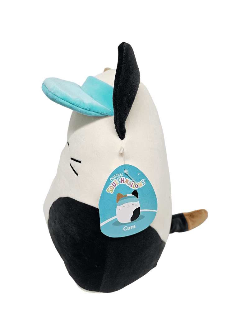 Squishmallow Official Kellytoys 5 inch Cam the Calico Cat with Visor Hat  Summer Pet Squad Ultimate Soft Stuffed Toy