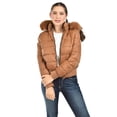 thumbnail image 1 of Chamarra con capucha desmontable Roman Fashion /Juvenil, 8026 (Cafe) cafe G, 1 of 5