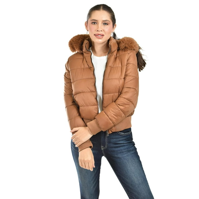 Chamarra con capucha desmontable Roman Fashion /Juvenil, 8026 (Cafe) cafe EG