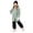 Green, variant on Snow Suit for Kids Winter Windproof Thick Warm One Piece Snowsuits Outdoor Trendy Snowboard Snow Suits 4-13 Years