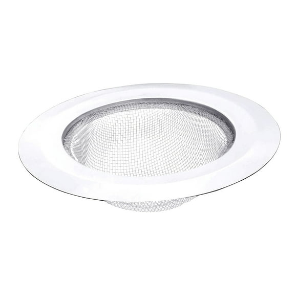 Strainer, Stainless Steel Kitchen Strainer, Wide Edge, Suitable Farm Grate Rubber Feet Kitchen Storage Strainer Strainer for Kitchen Small Kitchen Strainer Garage Stopper