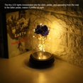 thumbnail image 4 of Preserved Rose Flower,24K Gold Plated Rose Rose Flowerwith Glass Cover Leading Edge Technology, 4 of 11