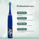 thumbnail image 4 of Cepillo de dientes eléctrico sónico para niños, cepillo de dientes impermeable para niños, cepillo de dientes de cerdas suaves para blanquear los dientes J259, 4 of 5