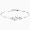 thumbnail image 1 of Swarovski 5197312 Women's Hello Kitty Heart Stainless Steel Bangle, 1 of 1