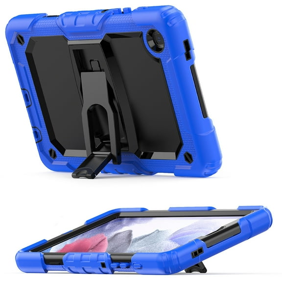 Case For Samsung Galaxy Tab A7 Lite (8.7 inch) Heavy Duty Full Body 2in1 Rugged Shockproof Protective Tablet Kickstand Tablet Cover [ Black / Blue ]