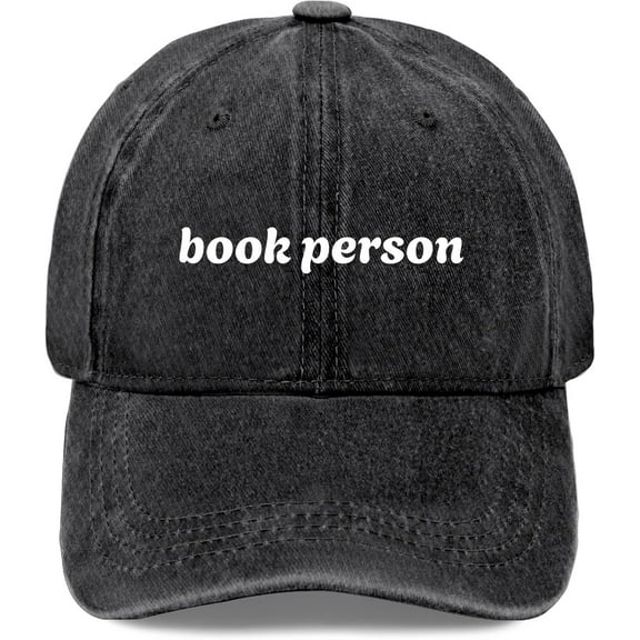 Book Person Hat Women Funny Dad Hats Funny Birthday Gifts For Women Unisex