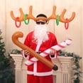 thumbnail image 5 of RYRDWP Clearance PVC Inflatable Christmas Antlers with 4 Rings – Festive Holiday Headwear for Christmas Parties, Cosplay & Xmas Decorations, 5 of 5