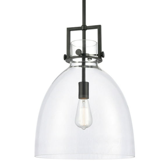Innovations Lighting 411-1Sl-15-14-Newton Bell-Pendant Newton Bell 14" Wide Pendant -