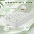 thumbnail image 5 of Extra Thick Twin XL Mattress Topper, Cooling Mattress Pad Cover, Mattress Protector with 8-21 Inch Deep Pocket,White, 5 of 9