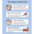 thumbnail image 5 of Umbilical Hernia Belt For Babies, Medical Child Belly Band Infant Abdominal Binder, Newborn Baby Hernia Support Truss Kids Navel Belly Button Band - S, 5 of 5