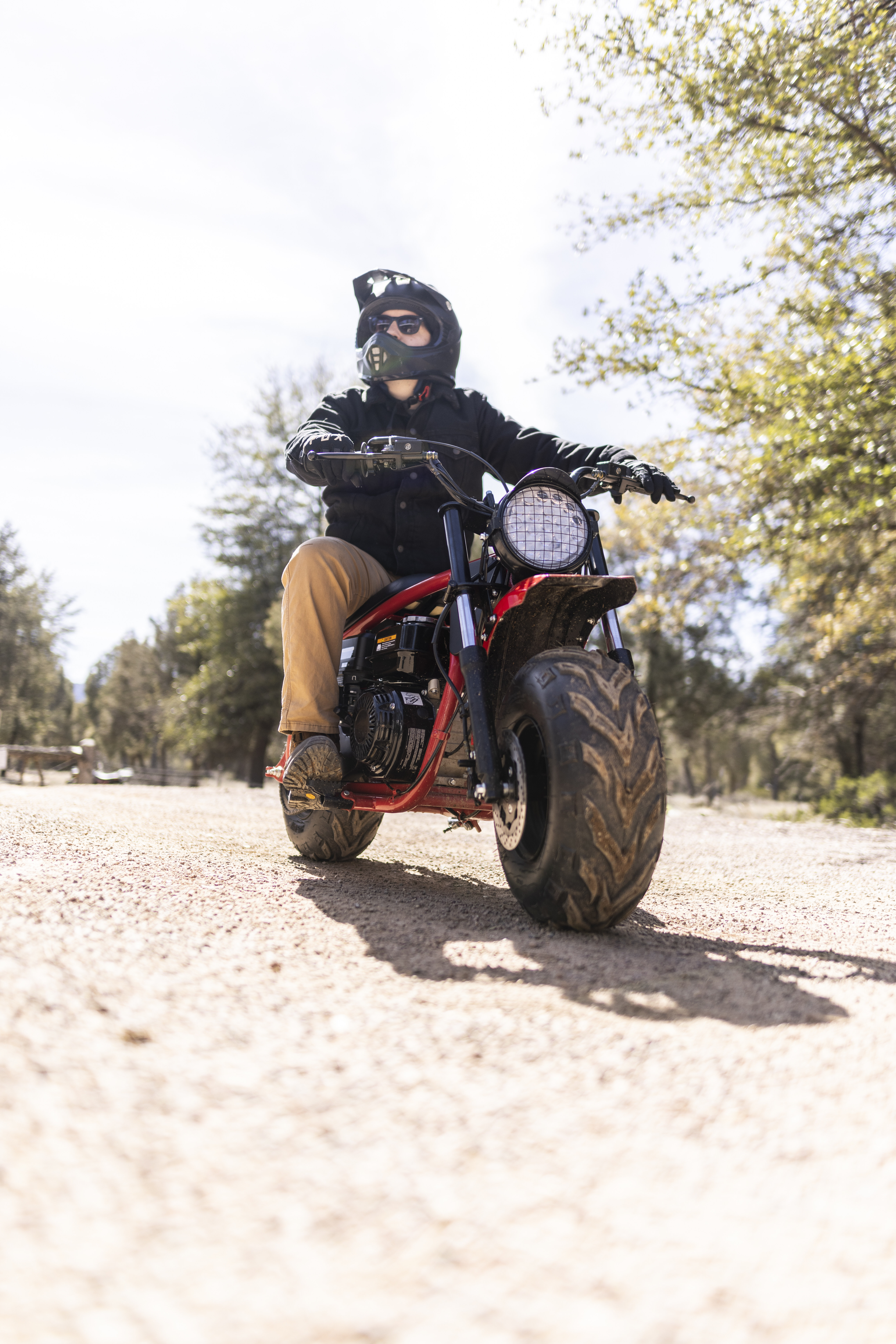 Coleman Powersports B200 196cc Gas Powered Red Mini Bike, 34 mph, Red