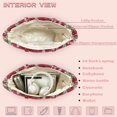thumbnail image 5 of XYZCANDO Red Christmas Snowman Printed Padded Handle Handbag Large Capacity Holiday Carryall Tote for Shopping, Travel, Xmas Party Gifts Daily Use, 5 of 7