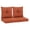 Red, variant on Outdoor Deep Seat Cushions Set of 2, 24 x 24 x 4 Inch Waterproof Patio Chair Cushions with Removable Covers, Fade Resistant Replacement Cushions with Ties & Handles - Red