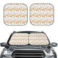 thumbnail image 2 of Windshield Sun Shade, Cute Cartoon Penguin Foldable Car Sun Shade Windshield for Front, 2 Pieces, 2 of 7
