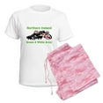 thumbnail image 6 of CafePress - Northern Ireland Football Women's Light Pajamas - Women's Short Sleeve Print T-Shirt and Pants Light Cotton Pajama Set, 6 of 7