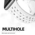 thumbnail image 2 of Adepoy Compatible with Apple Watch Band 38mm 40mm 41mm 42mm 44mm 45mm for Women Men, Breathable Sport Soft Silicone Straps Replacement Wristbands for iWatch SE Series 7/6/5/4/3/2/1", 2 of 6