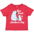 thumbnail image 3 of Inktastic Our First Mothers Day with Polar Bears Boys or Girls Toddler T-Shirt, 3 of 5