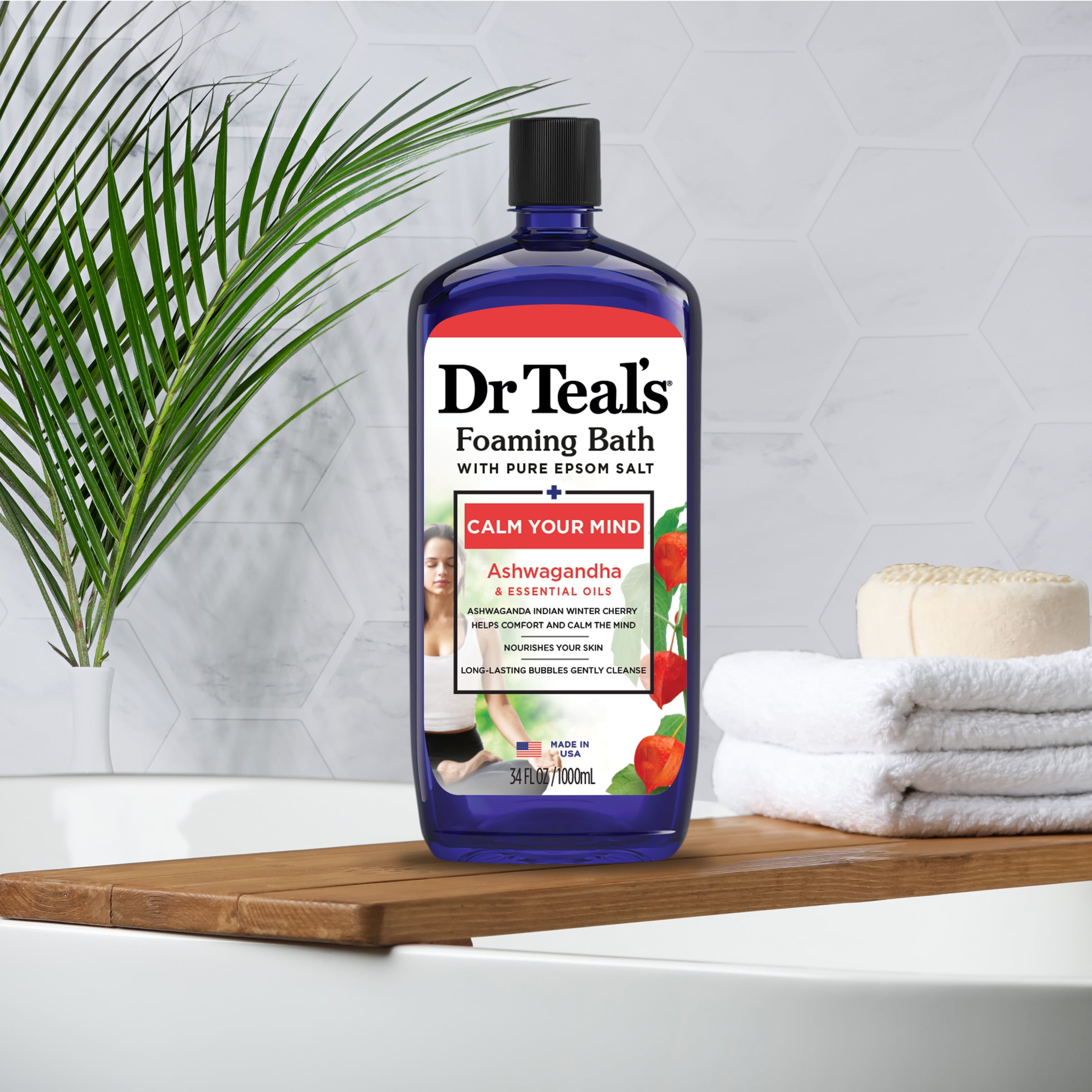 Dr Teal s Foaming Bubble Bath with Pure Epsom Salt Calm Your Mind