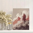 thumbnail image 2 of Qisvanset Shepherd with Sheep Canvas Wall Art 15.75x11.81 INCHES, 2 of 8