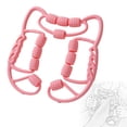 thumbnail image 1 of Rollador de piernas para las piernas Manual de rodillos de celulitis Equipo de herramienta de de tejido profundo para el muslo de ternero para rosa, 1 of 10