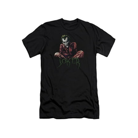 Batman DC Comics Joker Arkham Asylum Straight Jacket Adult Slim T-Shirt Tee