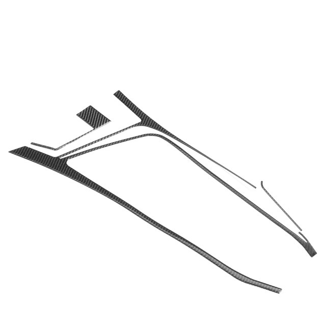 Adhesivo para panel de cambio de marchas ANGGREK Fibra de carbono para Dodge Challenger 2008-2014 LHD
