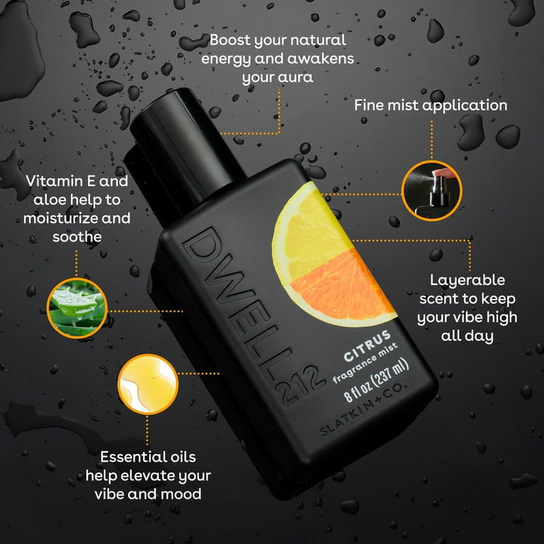 Dwell212 Citrus Fragrance Mist, 8 fl oz - Walmart.com