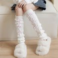 thumbnail image 5 of Girls Stylish Sweet Bowknot Socks Covers Cosy Comfortable Leg Warmers Fashionable Legwear for Daily Wear & Parties, 5 of 9