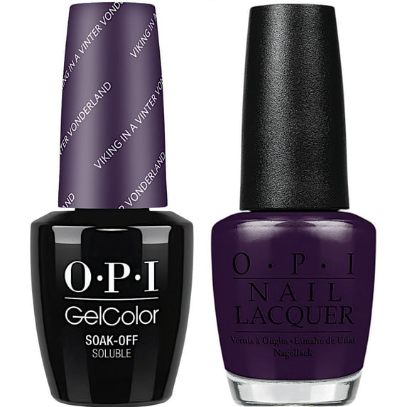 OPI Nail GELCOLOR + MATCHING POLISH - VIKING IN A VINTER VONDERLAND N49