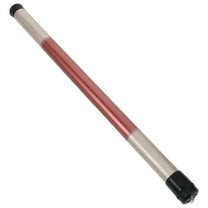 SWETRACE 1Set Cylindrical Red Plastic Steel Dulcimer Mallets Case for Storage 42.5x3.3x3.3in