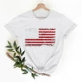 thumbnail image 2 of VKOYWKM American Flag T-Shirts for Women 4th of July USA Flag Graphic Tees Summer Tops Patriotic Crew Neck Casual Short Sleeve T Shirts, 2 of 7