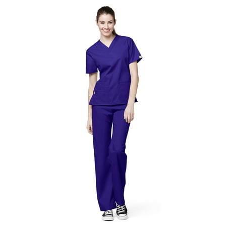 

WonderWink Origins 6016-Bravo-Women s V-Neck Scrub Top