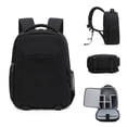 thumbnail image 1 of Bolsa de cámara Mochila para cámara Bolsa de almacenamiento para fotografía con apertura lateral disponible para computadora portátil con divisores flexibles Compatible con computadora portátil/Canon/, 1 of 8