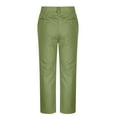 thumbnail image 5 of Muscularfit Y2k Pants Men Business Green Golf Streetwear Full Straight-Leg Slim Chinos Elastic Waist Pants Men,S, 5 of 6