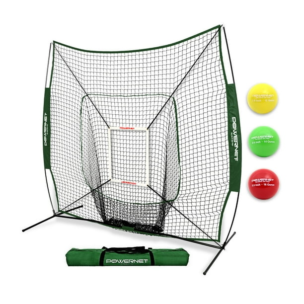 DLX 2.0 Baseball Softball Hitting Net System w/ 3 Progressive